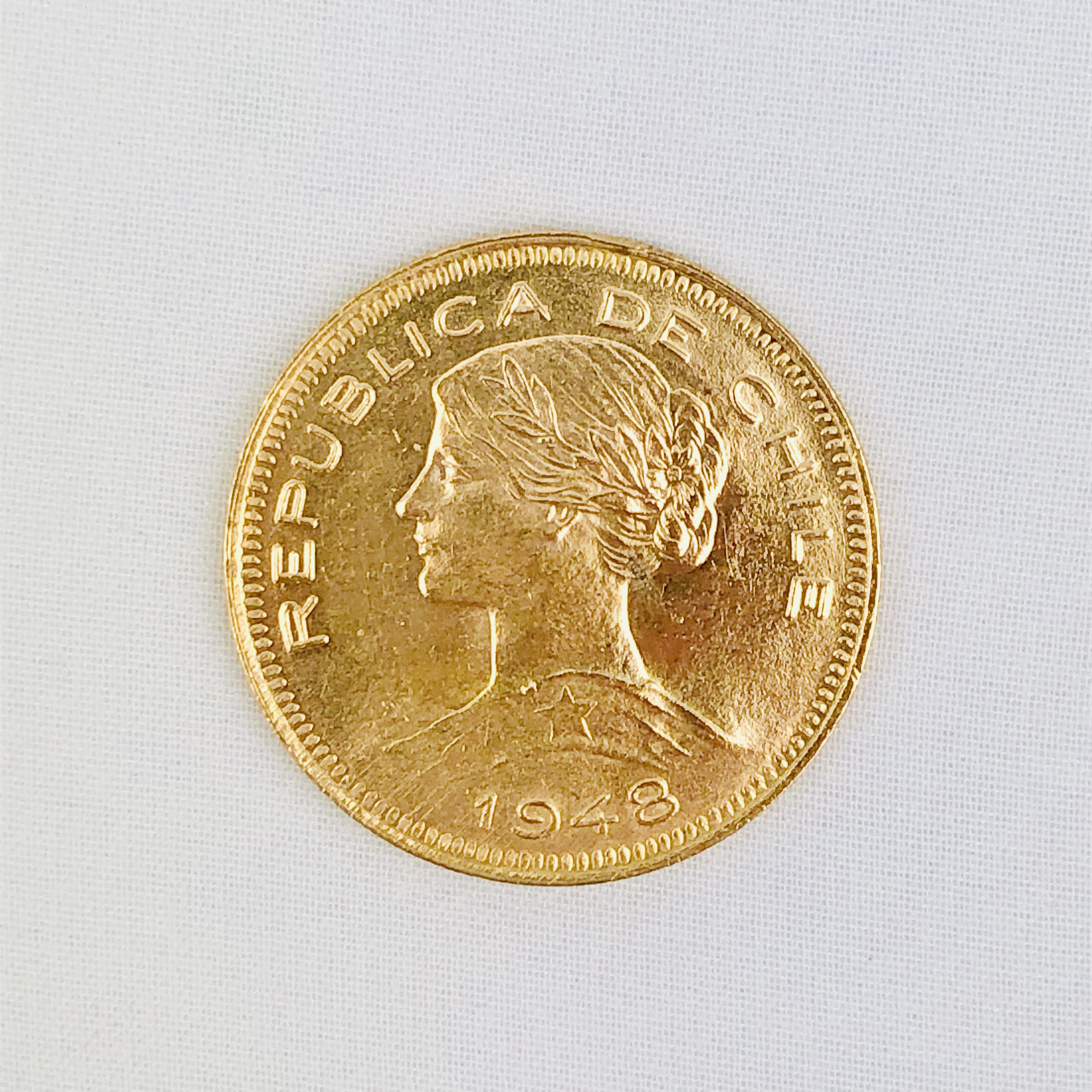 100 Pesos Chile Liberty Goldmünze 1895-1980